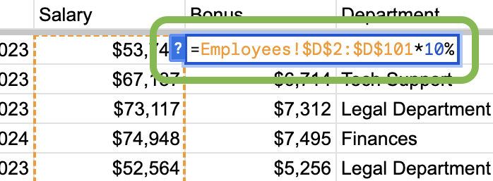 A table reference after the table is reverted to unformatted data