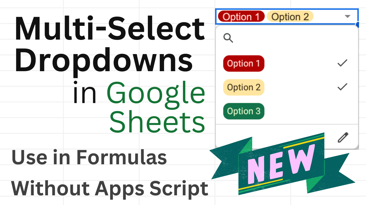 Youtube video Multi-Select Dropdowns in Google Sheets